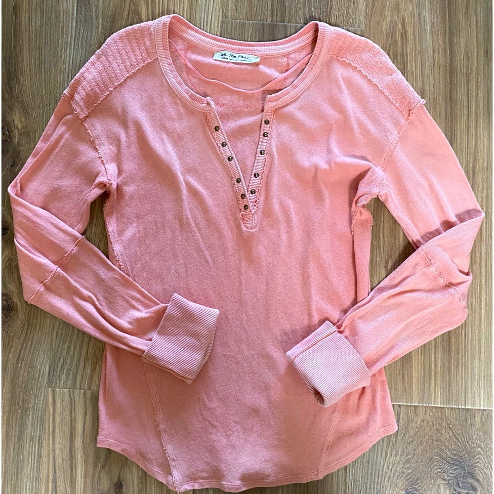 NWOT Free People Studded Henley